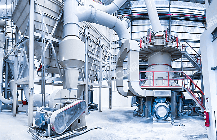 Calcium Carbonate Powder Ultrafine Vertical Grinding Mill— Case In Indonesian-Clirik - Barite grinding mill