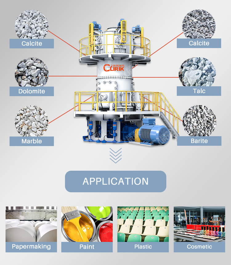 Barite powder ultrafine vertical roller mill