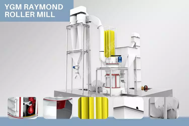 YGM Series High Pressure Suspension Grinding Mill-Clirik - Barite grinding mill YGM Series High Pressure Suspension Grinding Mill working principle
